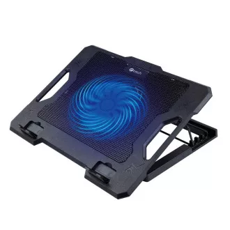 C-TECH CLP-S100 hűtőpárna, 17", 1x 140mm, 2x USB, kék háttérvilágítás
