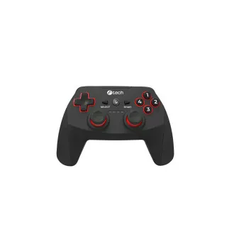 Gamepad C-TECH Khort PC/PS3/Androidhoz, 2x analóg, X-bemenet, rezgés, vezeték nélküli, USB