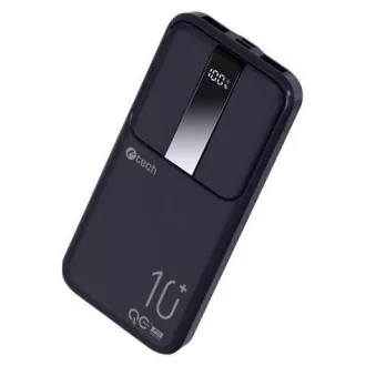 Powerbank C-tech 10000mAh, Li-Pol, 22,5W, USB-C/USB-A/mikro USB