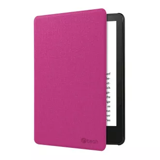 C-TECH PROTECT tok Amazon Kindle PAPÍRFEKETE 2024/COLORSOFT, AKC-21R, málna