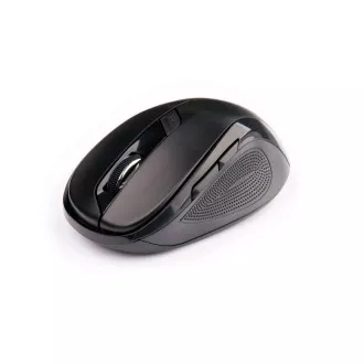 C-TECH egér WLM-02/Ergonomikus/optikai/jobbkezes/1 600 DPI/vezeték nélküli USB/fekete