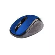 C-TECH egér WLM-02/Ergonomikus/optikai/jobbkezes/1 600 DPI/vezeték nélküli USB/fekete-kék