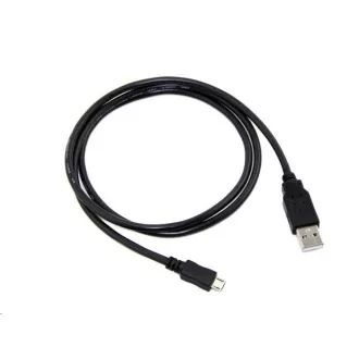 C-TECH USB 2.0 AM/Micro kábel, 2m, fekete