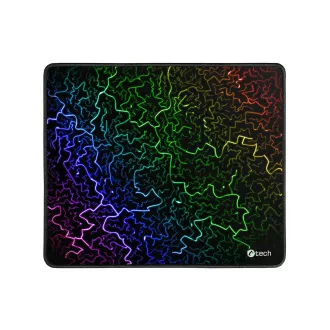 Gaming egérpad C-TECH ANTHEA ARC, színes, játékhoz, 320x270x4mm, varrott élekkel Gaming egérpad C-TECH ANTHEA ARC, színes, játékhoz, 320x270x4mm, varrott élekkel