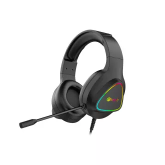 C-TECH Midas Gaming Headset (GHS-17BK), alkalmi játék, RGB háttérvilágítás, fekete színben C-TECH Midas Gaming Headset (GHS-17BK), alkalmi játék, RGB háttérvilágítás, fekete színben