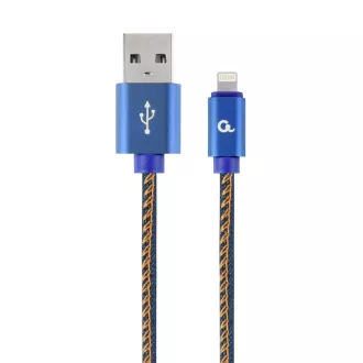 Gembird fonott farmer USB-A/Lightning kábel 2m