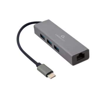 Gembird USB-C GBit adapter   3x USB 3.1