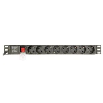 Gembird PDU 8 schucko, 1U, 16 A, 3m Gembird PDU 8 schucko, 1U, 16 A, 3m