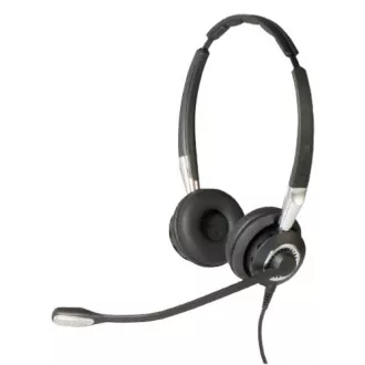 Jabra BIZ 2400 II/Stereo/QD/Wire/Fekete