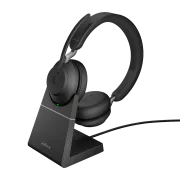 Jabra Evolve2 65/Stereo/USB/BT/Wireless/Stand/Black