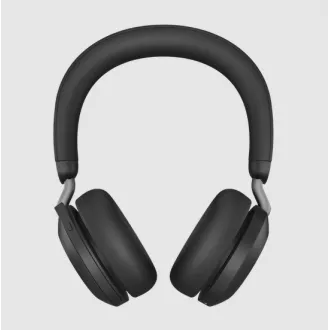 Jabra Evolve2 75/Stereo/ANC/USB-C/BT/Vezeték nélküli/Fekete