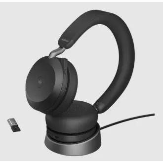 Jabra Evolve2 75/Stereo/ANC/USB-C/BT/Wireless/Stand/Beige Jabra Evolve2 75/Stereo/ANC/USB-C/BT/Wireless/Stand/Beige