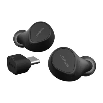 Jabra Evolve2 Buds/Stereo/ANC/USB-C/BT/Wireless/MS/Fekete