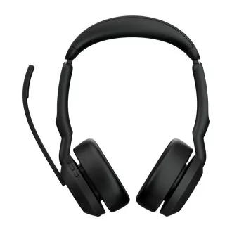 Jabra Evolve2 55/Stereo/ANC/USB/BT-USB/Wireless/MS/Fekete
