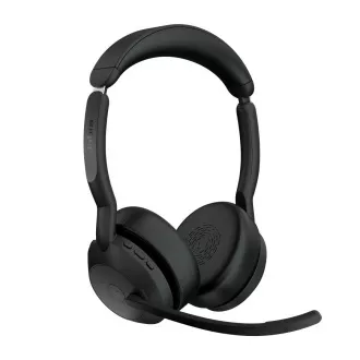 Jabra Evolve2 55/Stereo/ANC/USB-C/BT-USB/Wireless/MS/Stand/Black