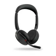 Jabra Evolve2 65 Flex/Stereo/ANC/USB-C/BT-USB/Vezeték nélküli/Fekete