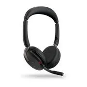 Jabra Evolve2 65 Flex/Stereo/ANC/USB-C/BT-USB/Wireless/MS/Fekete
