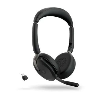 Jabra Evolve2 65 Flex/Stereo/ANC/USB-C/BT-USB/Wireless/MS/Fekete Jabra Evolve2 65 Flex/Stereo/ANC/USB-C/BT-USB/Wireless/MS/Fekete