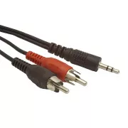 GEMBIRD minijack kábel 3.5mm - 2x RCA M/M 2,5m