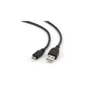 GEMBIRD USB2.0 - microUSB kábel, 3m, fekete