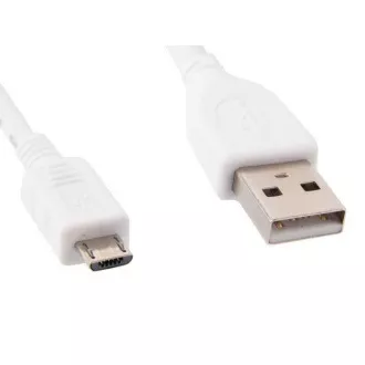 GEMBIRD microUSB-USB USB kábel, 1m, fehér