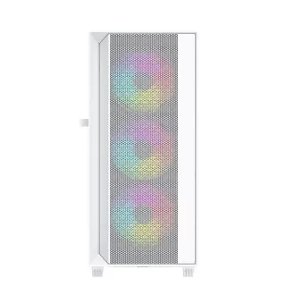 Gembird Fornax 4000 ARGB/Midi Tower/Transpar./Fehér