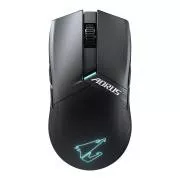 GIGABYTE Aorus M6/Fekete/Fekete/Optikus/26,000 DPI/Vezeték nélküli USB/Fekete