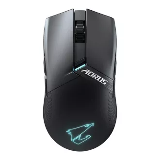 GIGABYTE Aorus M6/Fekete/Fekete/Optikus/26,000 DPI/Vezeték nélküli USB/Fekete