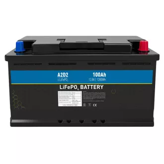 A2D2 akkumulátor LiFePO4 12,8V 100Ah F15 autó akkumulátor tok (Gotion cellák)