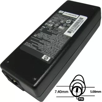 Tápegység 90W 18.5V, 7.4x5.0, eredeti HP hálózati adapter