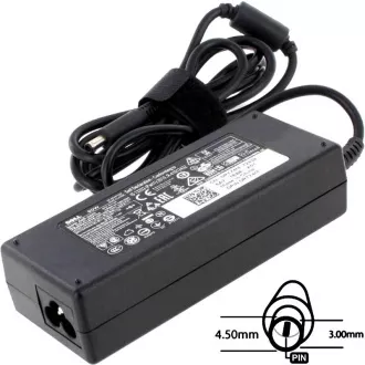 Tápegység 90W, 19.5V 4.5x3.0mm, eredeti DELL