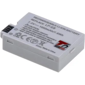 T6 power Canon LP-E8 akkumulátor, 1050mAh, 7,6Wh, szürke T6 power Canon LP-E8 akkumulátor, 1050mAh, 7,6Wh, szürke