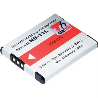 Akkumulátor T6 power Canon NB-11L, 600mAh, szürke