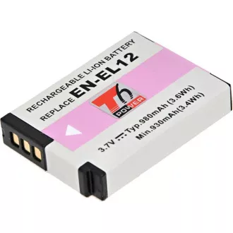 Akkumulátor T6 Power Nikon EN-EL12, 1050mAh, 3,8Wh, fekete Akkumulátor T6 Power Nikon EN-EL12, 1050mAh, 3,8Wh, fekete