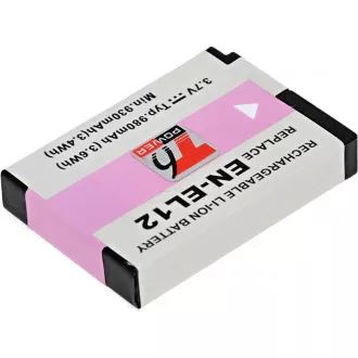Akkumulátor T6 Power Nikon EN-EL12, 1050mAh, 3,8Wh, fekete Akkumulátor T6 Power Nikon EN-EL12, 1050mAh, 3,8Wh, fekete