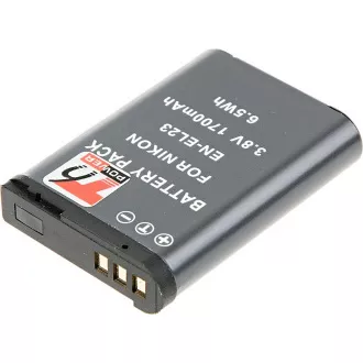 Akkumulátor T6 power Nikon EN-EL23, 1700mAh, fekete