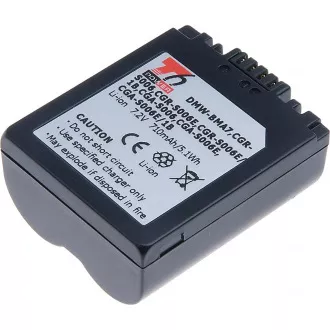Akkumulátor T6 Power Panasonic DMW-BMA7, CGR-S006, CGR-S006E, CGA-S006, BP-DC5-E, 710mAh, 5,1Wh Akkumulátor T6 Power Panasonic DMW-BMA7, CGR-S006, CGR-S006E, CGA-S006, BP-DC5-E, 710mAh, 5,1Wh