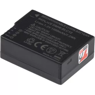T6 Power akkumulátor Panasonic DMW-BLC12E, BP-DC12, 1050mAh, 7,5Wh, USB-C, Panasonic DMW-BLC12E, BP-DC12, 1050mAh, 7,5Wh