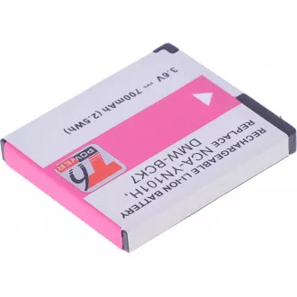 Akkumulátor T6 Power Panasonic DMW-BCK7, DMW-BCK7E, NCA-YN101H, NCA-YN101F, NCA-YN101G, 700mAh, 2,5Wh, NCA-YN101H, NCA-YN101F, NCA-YN101G, 700mAh, 2,5Wh