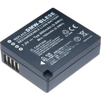 Akkumulátor T6 teljesítmény Panasonic DMW-BLE9, DMW-BLE9E, DMW-BLG10, DMW-BLG10E, BP-DC15, 700mAh, 5Wh
