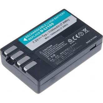 Akkumulátor T6 Power Pentax D-Li109, 1100mAh, 7,9Wh, fekete Akkumulátor T6 Power Pentax D-Li109, 1100mAh, 7,9Wh, fekete