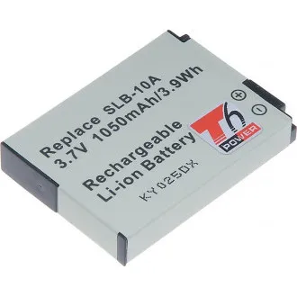 T6 Power akkumulátor Samsung SLB-10A, BN-VH105 készülékekhez, 1050 mAh, 3,9 Wh T6 Power akkumulátor Samsung SLB-10A, BN-VH105 készülékekhez, 1050 mAh, 3,9 Wh