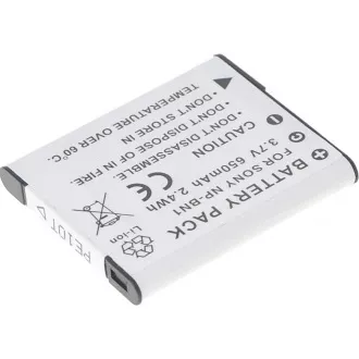 Akkumulátor T6 Power Sony NP-BN1, 600mAh, 2,2Wh, szürke