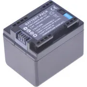 Akkumulátor T6 power Canon BP-727, 2400mAh, 8,6Wh, fekete