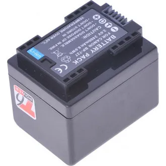 Akkumulátor T6 power Canon BP-727, 2400mAh, 8,6Wh, fekete