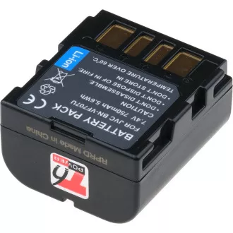 Akkumulátor T6 Power JVC BN-VF707U, BN-VF707, 750mAh, 5,4Wh, szürke, szürke