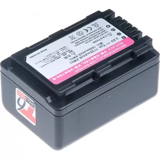 Akkumulátor T6 power Panasonic VW-VBK180, VW-VBL090, 1720mAh, 6,2Wh, fekete
