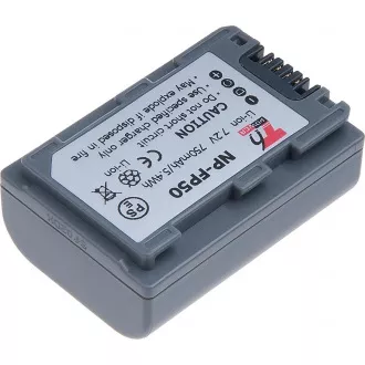Akkumulátor T6 Power Sony NP-FP30, NP-FP50, 750mAh, 5,4Wh, szürke