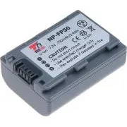 Akkumulátor T6 Power Sony NP-FP30, NP-FP50, 750mAh, 5,4Wh, szürke