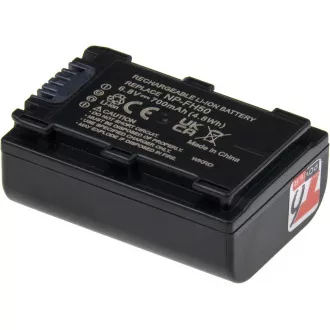 Akkumulátor T6 Power Sony NP-FH50, NP-FH40, NP-FH30, 700mAh, 4,7Wh, szürke Akkumulátor T6 Power Sony NP-FH50, NP-FH40, NP-FH30, 700mAh, 4,7Wh, szürke